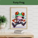 Funny Frog Clipart Bundle: Playful Pond Designs (27 Files Included - Image 3
