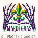 Mardi Gras Clipart | Carnival Mask PNG Digital Download with Transparent Backgrounds for Easy Layering